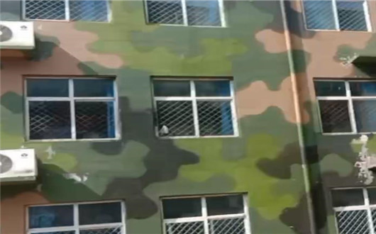 威海墙面军用迷彩施工方案